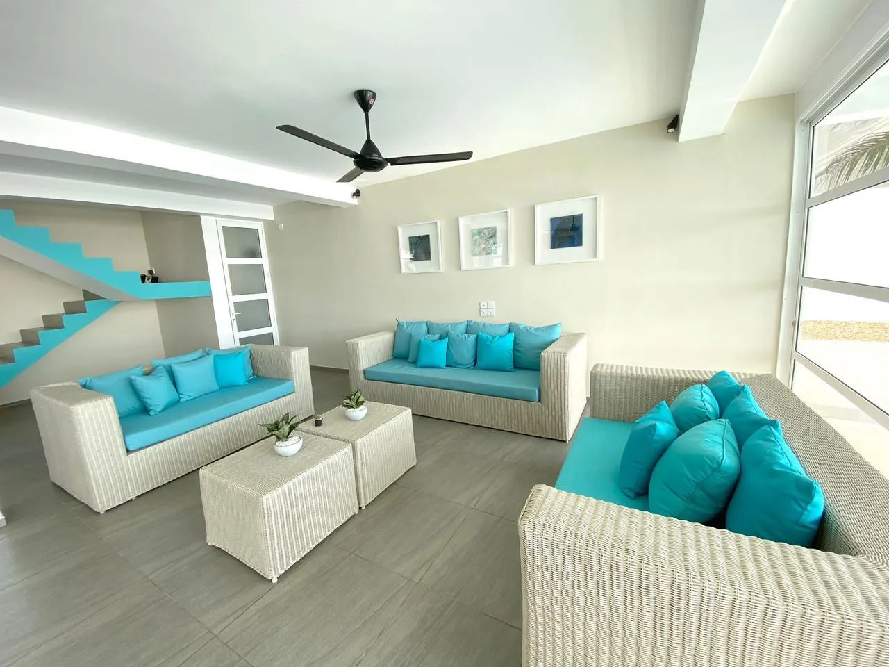 Mountain view from a window